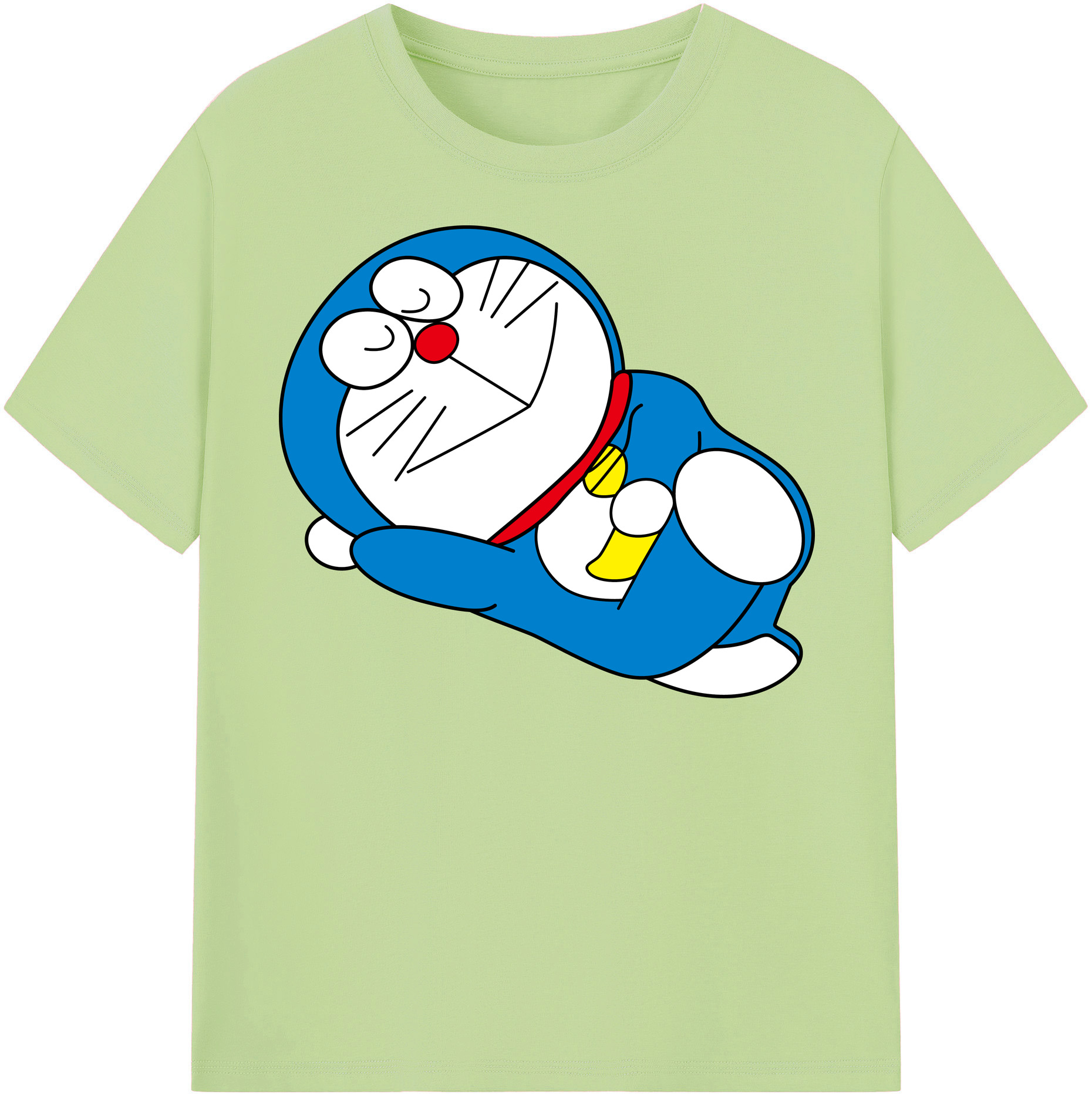 （画像用） ドラえもん Doraemon 綿100％半袖Tシャツ（フロントプリント）
